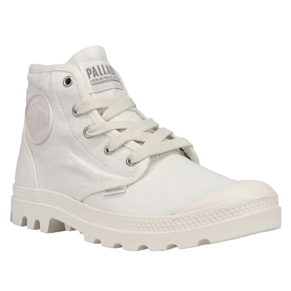 Palladium Shoes - Palladium Women’s Star White High-Top Sneakers 92352-116-M Size 7&8 NWB